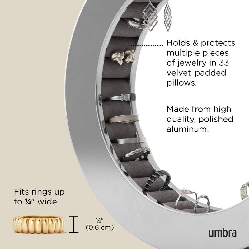 UMBRA - Ferris Metal Jewelry Organizer _ Metal Chrome