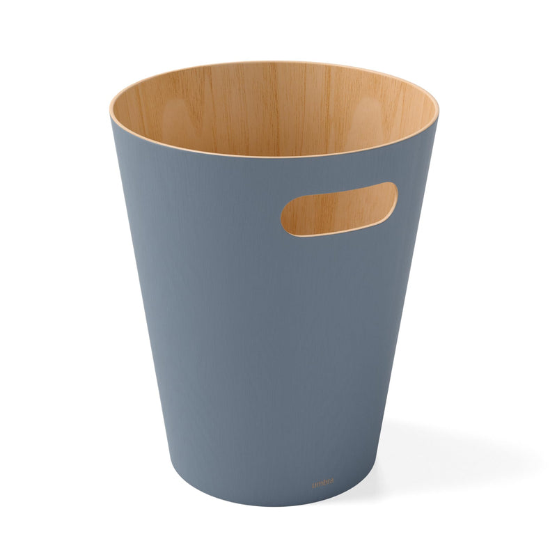 UMBRA - Woodrow Trash Can _ Slate Blue