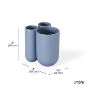 UMBRA - Touch Organizer / Toothbrush Holder _ Slate Blue