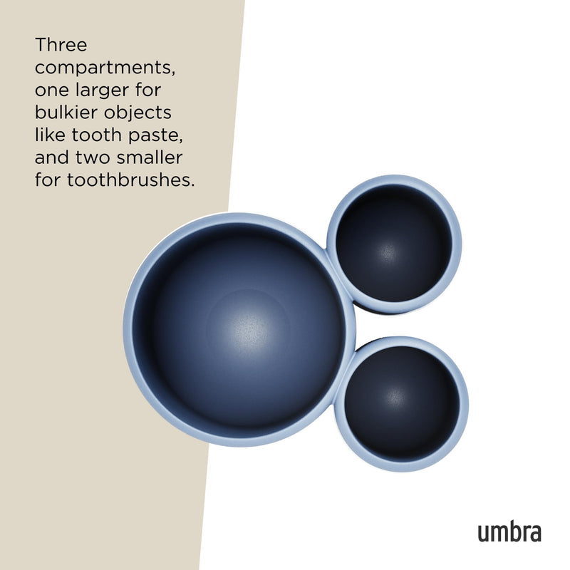 UMBRA - Touch Organizer / Toothbrush Holder _ Slate Blue