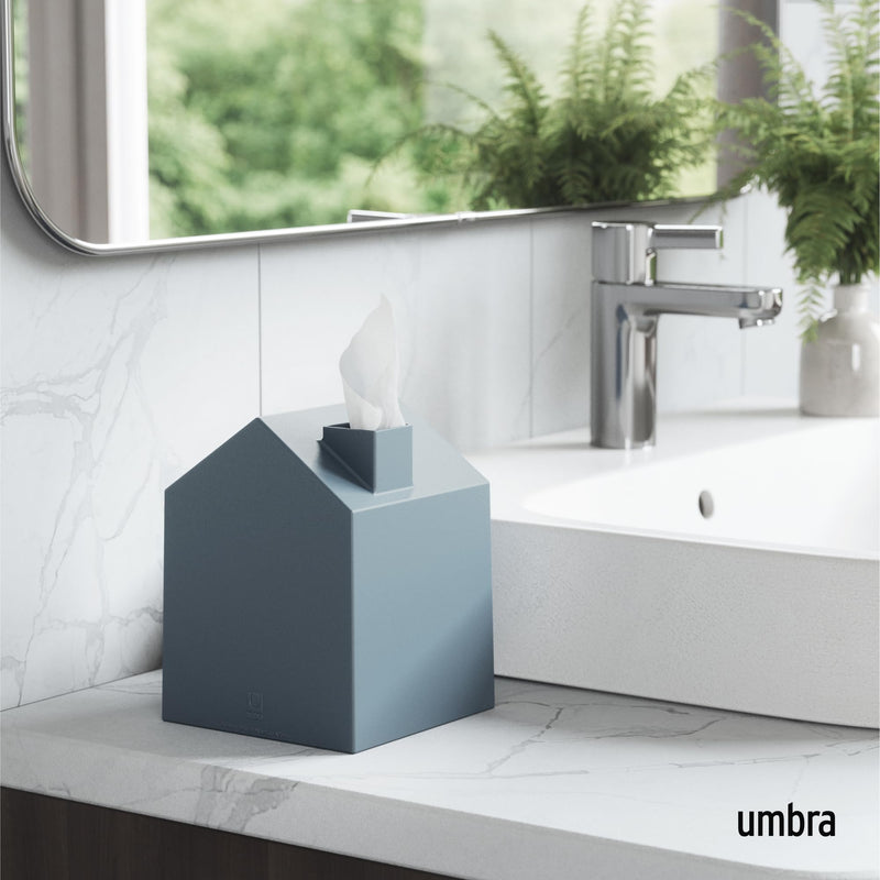 UMBRA - Casa Tissue Cover _ Slate Blue