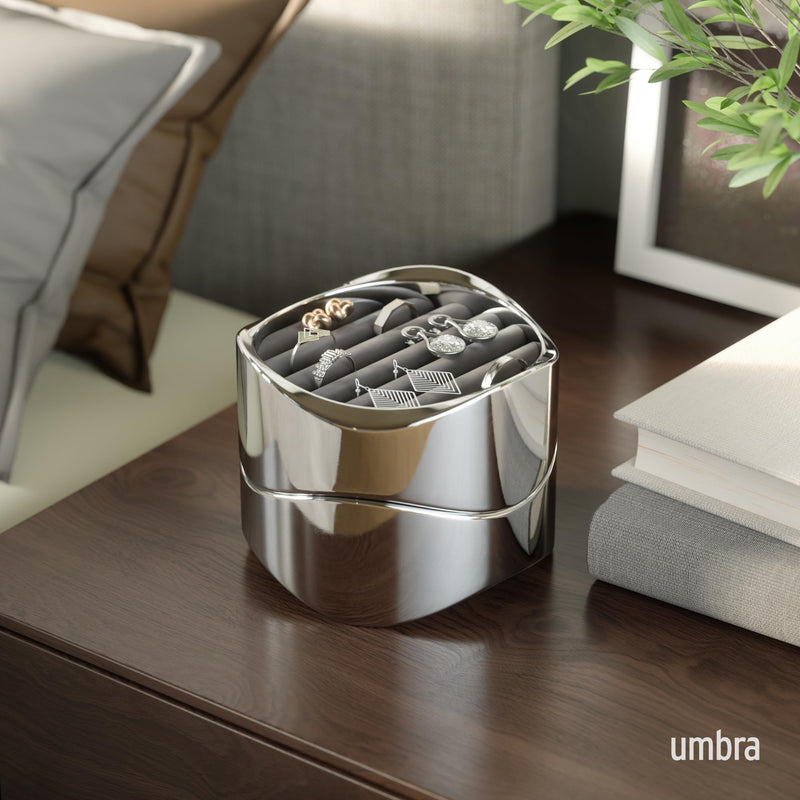 UMBRA - Wavy Jewelry Organizer _ Chrome