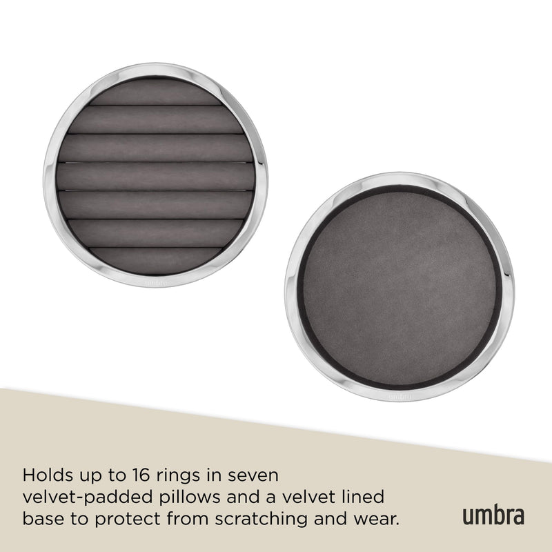 UMBRA - Wavy Jewelry Organizer _ Chrome