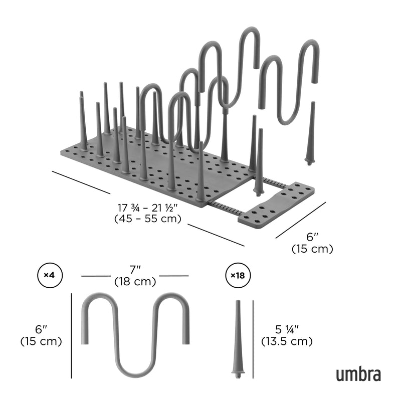 UMBRA - Peggy Cookware Organizer _ Charcoal