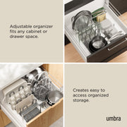UMBRA - Peggy Cookware Organizer _ Charcoal