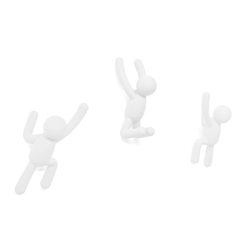 UMBRA - Buddy Wall Hooks, Set of 3 _ White