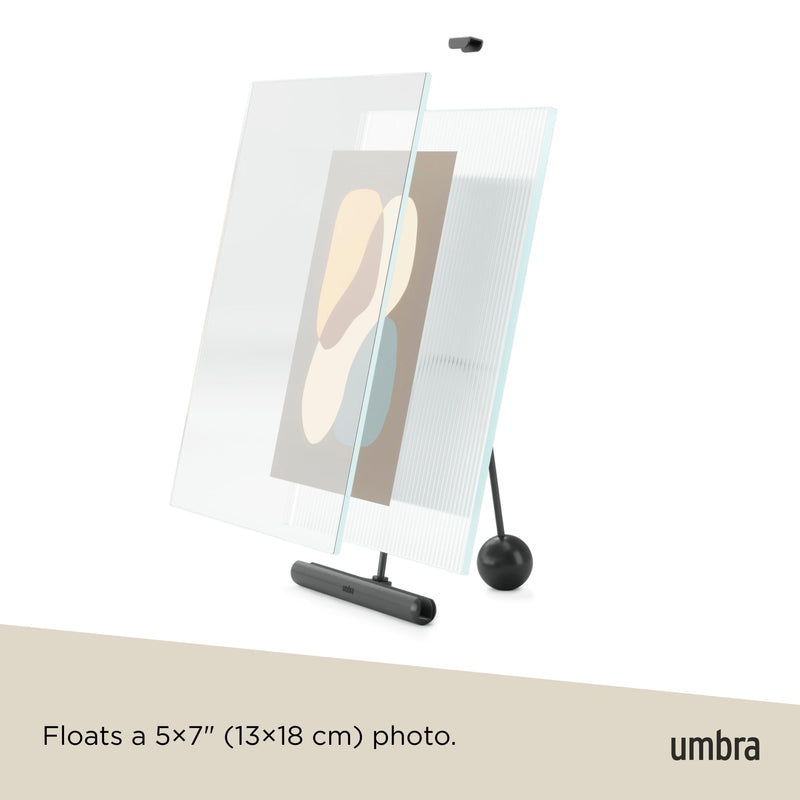 UMBRA - Flute Picture Frame _ Black / 5x7" (13-18 cm)
