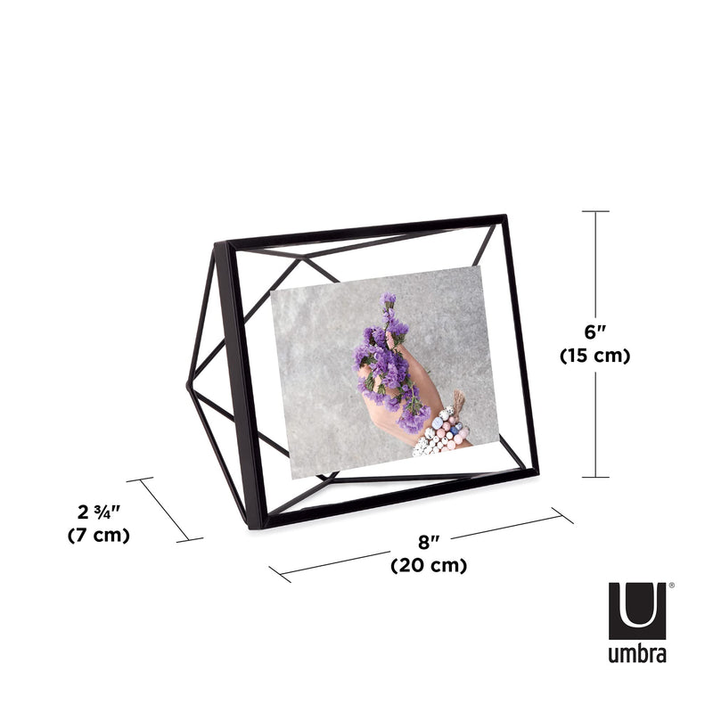 UMBRA - Prisma Picture Frame _ Black / 4x6" (10x15 cm)