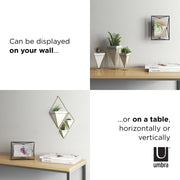 UMBRA - Prisma Picture Frame _ Black / 4x6" (10x15 cm)