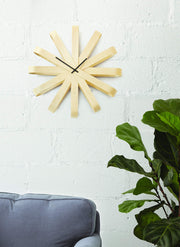 UMBRA - Ribbonwood Wall Clock _ Natural