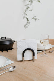 UMBRA - Swivel Napkin Holder _ Black-Nickel