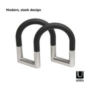 UMBRA - Swivel Napkin Holder _ Black-Nickel