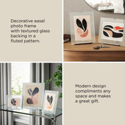 UMBRA - Flute Picture Frame _ Chrome / 5x7" (13-18 cm)