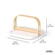 UMBRA - Bellwood Napkin Holder _ White-Natural