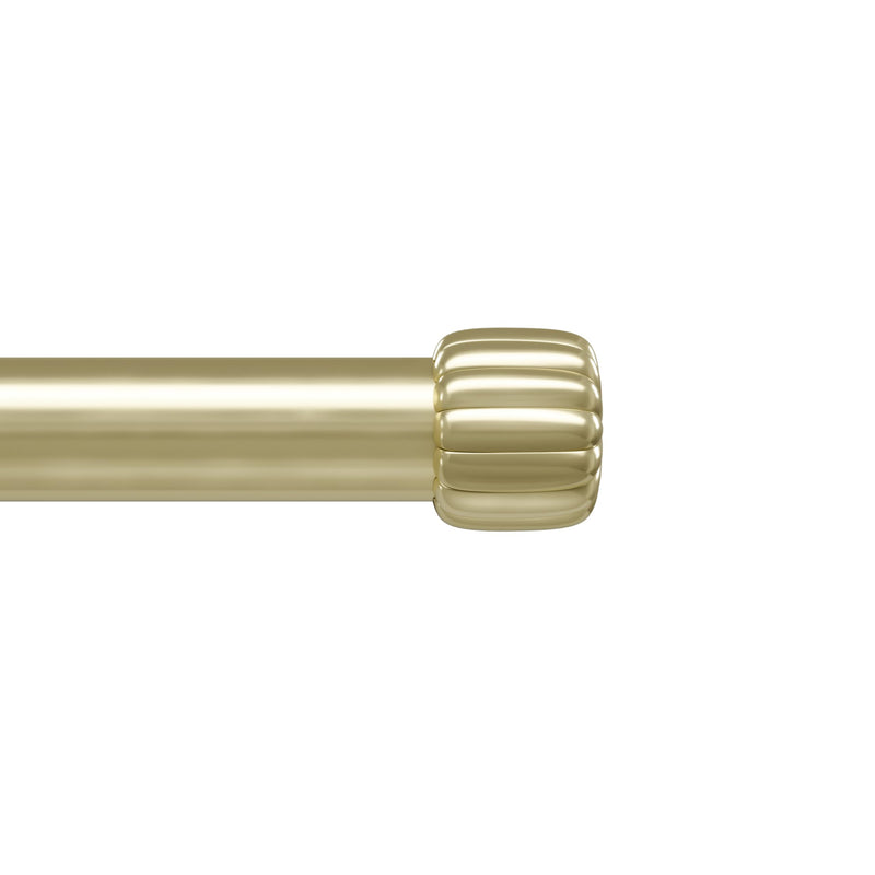 UMBRA - Cleo Curtain Rod _ Gold / 36-66" (91-168 cm) / 1" (2.5 cm)