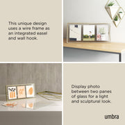 UMBRA - Prisma Picture Frame _ Matte-Brass / Small-Gallery