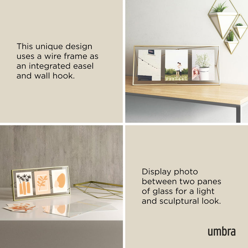 UMBRA - Prisma Picture Frame _ Matte-Brass / Small-Gallery