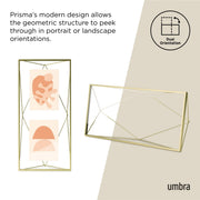 UMBRA - Prisma Picture Frame _ Matte-Brass / Small-Gallery