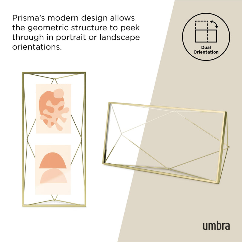 UMBRA - Prisma Picture Frame _ Matte-Brass / Small-Gallery