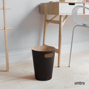 UMBRA - Woodrow Trash Can _ Black
