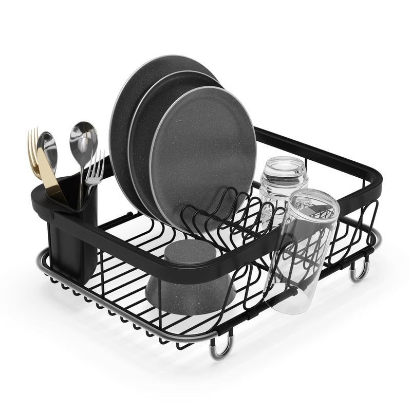 UMBRA - Sinkin Multi Use Dish Rack _ Black