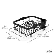 UMBRA - Sinkin Multi Use Dish Rack _ Black