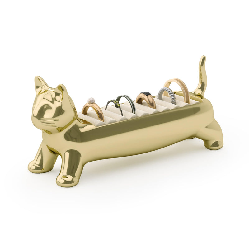UMBRA - Ali Cat Ring Holder _ Brass