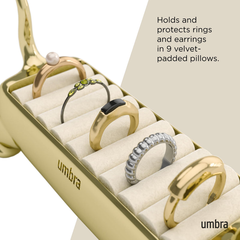 UMBRA - Ali Cat Ring Holder _ Brass