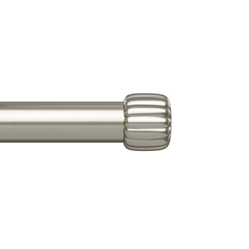 UMBRA - Cleo Curtain Rod _ Nickel-Steel / 36-66" (91-168 cm) / 1" (2.5 cm)