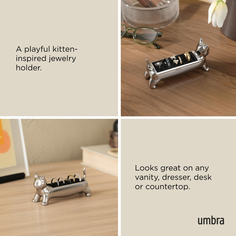 UMBRA - Ali Cat Ring Holder _ Chrome