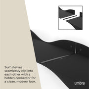 UMBRA - Surf Shelf, Set of 2 _ Black / Set of 2