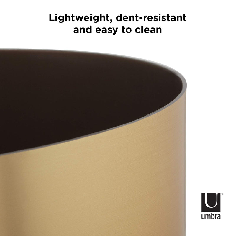 UMBRA - Metalla Trash Can _ Matte-Brass