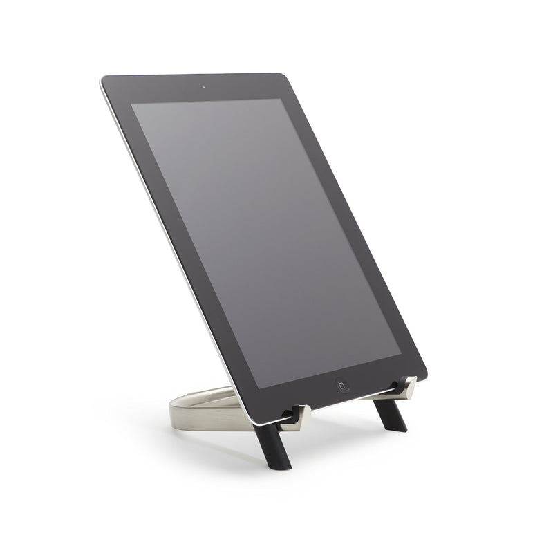 UMBRA - Udock Tablet Holder _ Black-Nickel