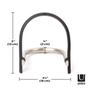 UMBRA - Udock Tablet Holder _ Black-Nickel