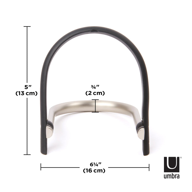 UMBRA - Udock Tablet Holder _ Black-Nickel