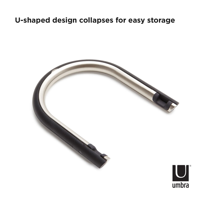 UMBRA - Udock Tablet Holder _ Black-Nickel