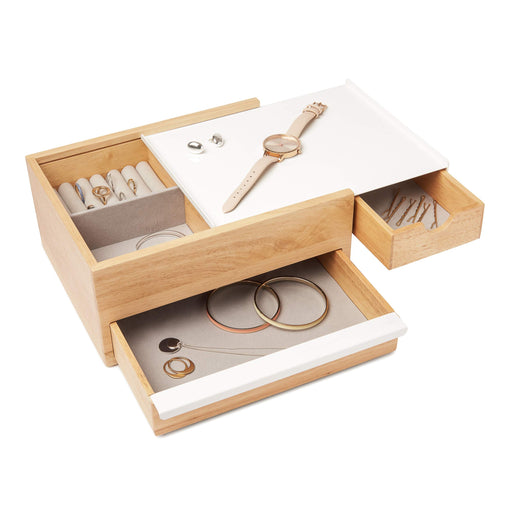 UMBRA - Stowit Storage Box _ White-Natural
