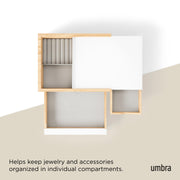 UMBRA - Stowit Storage Box _ White-Natural