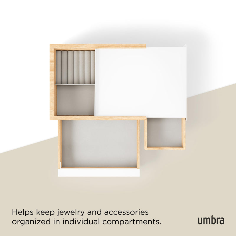 UMBRA - Stowit Storage Box _ White-Natural