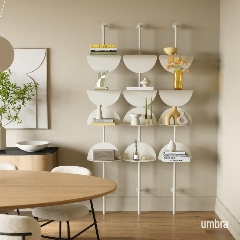 UMBRA - Solis Adjustable Standing Shelf _ Sand
