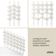 UMBRA - Solis Adjustable Standing Shelf _ Sand