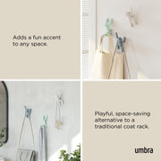 UMBRA - Buddy Wall Hooks, Set of 3 _ Assorted-3