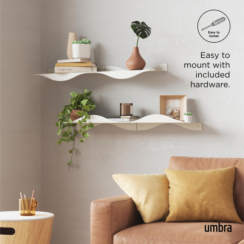 UMBRA - Surf Shelf, Set of 2 _ Sand / Set of 2