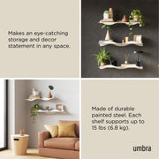 UMBRA - Surf Shelf, Set of 2 _ Sand / Set of 2