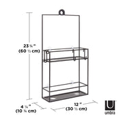 UMBRA - Cubiko Shower Caddy _ Black