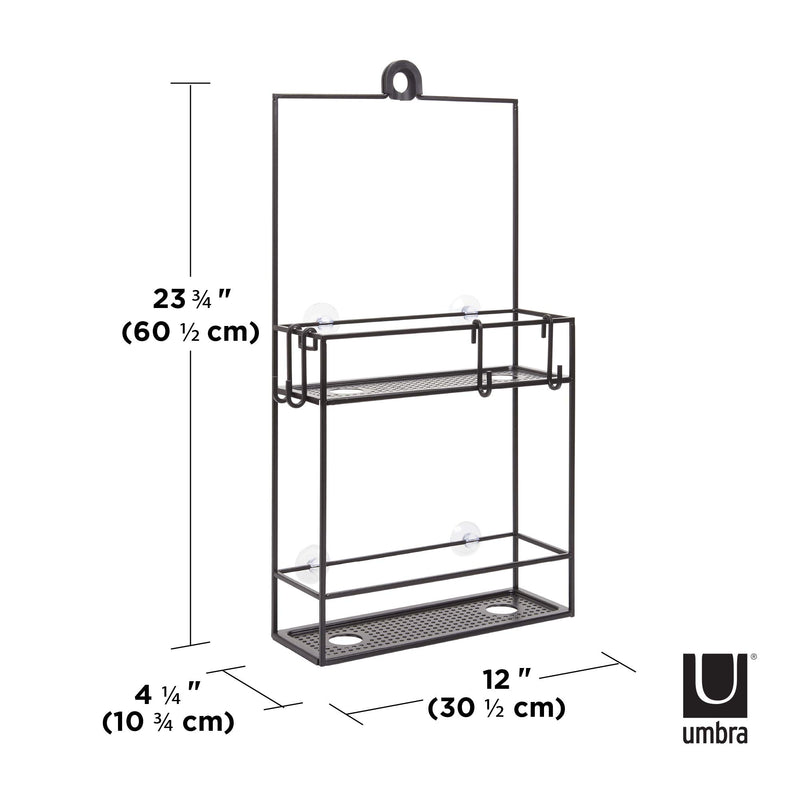 UMBRA - Cubiko Shower Caddy _ Black