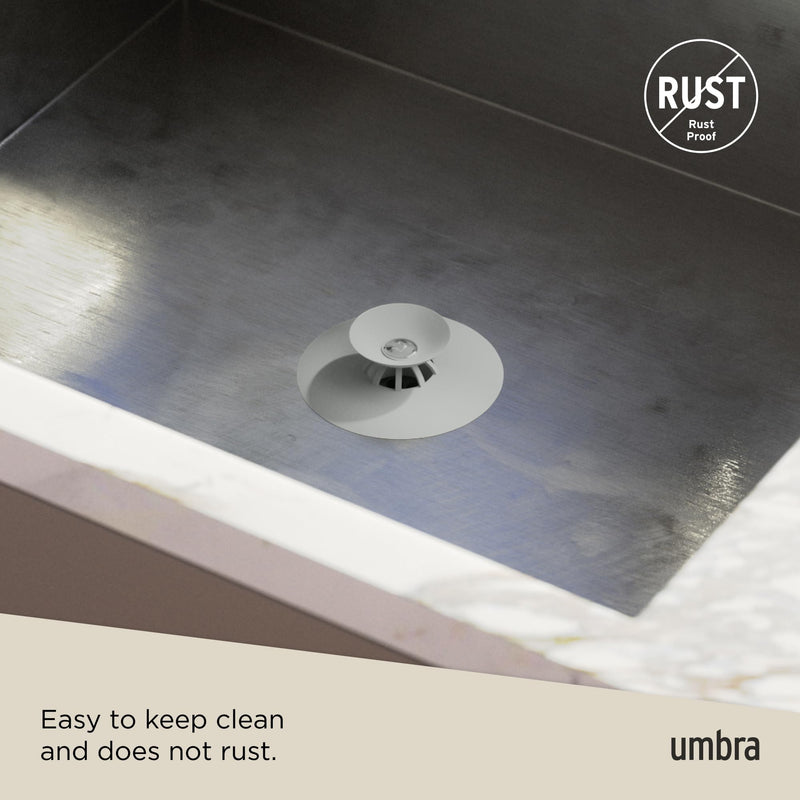 UMBRA - Flex Drain Plug & Hair Catcher _ Grey