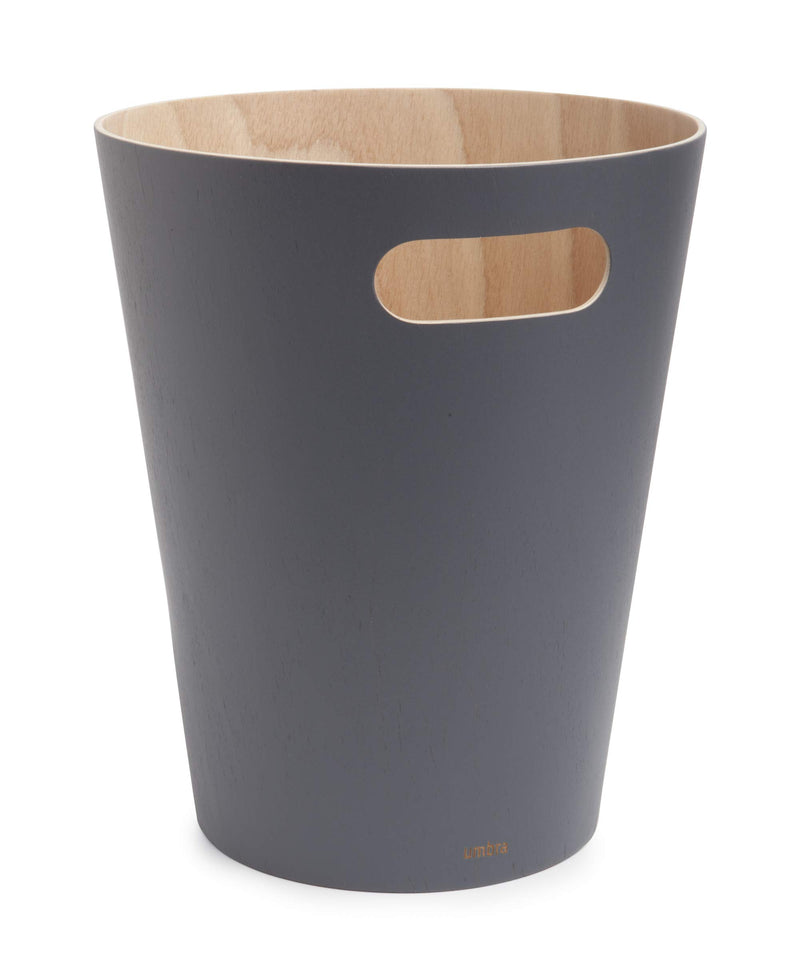 UMBRA - Woodrow Trash Can _ Charcoal