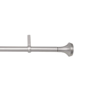 UMBRA - Ella Curtain Rod _ 72-144" (183-366 cm) / Nickel-Steel / 1" (2.5 cm)