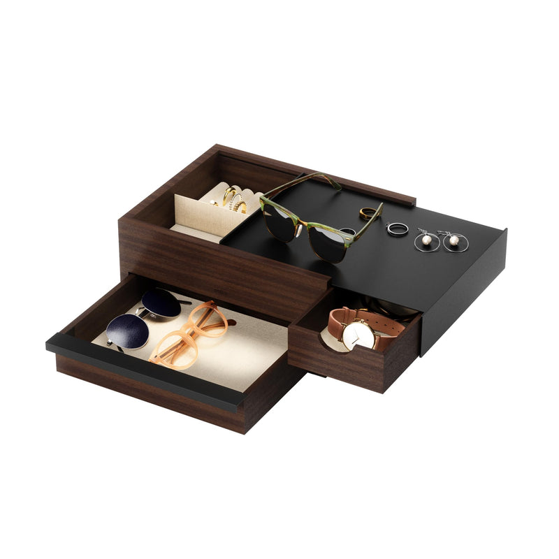 UMBRA - Stowit Storage Box _ Black-Walnut